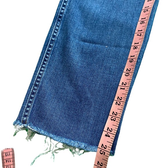 J.crew Vintage Straight Raw Hem Button Up Closure Jeans sz29 - Picture 9 of 10